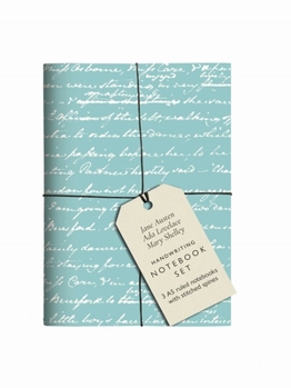 Paperback Jane Austen, ADA Lovelace, Mary Shelley Handwriting Notebook Set: 3 A5 Ruled Notebooks with Stitched Spines Book