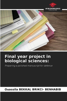 Paperback Final year project in biological sciences Book