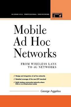 Paperback Mobile Ad Hoc Networks Book