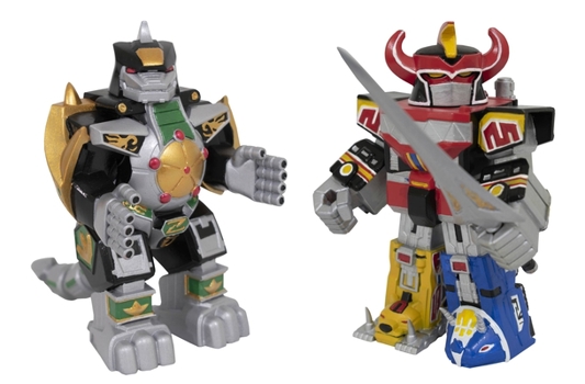 Accessory Mighty Morphin' Power Rangers Megazord and Dragonzord Minimate 2 Pack Book
