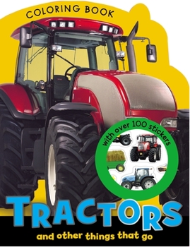 Paperback Tractors Coloring Book