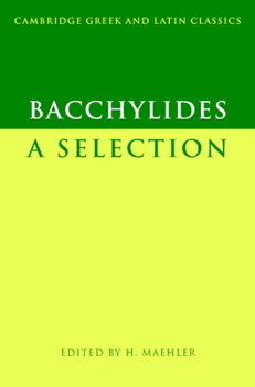 Paperback Bacchylides: A Selection Book