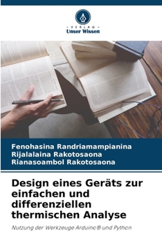 Paperback Design eines Geräts zur einfachen und differenziellen thermischen Analyse [German] Book