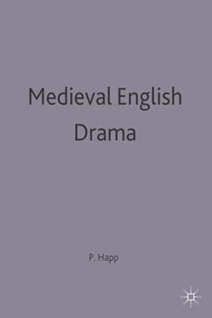 Paperback Medieval English Drama Book