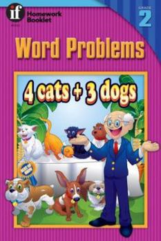 Paperback Word Problems Homework Booklet, Grade 2 Book