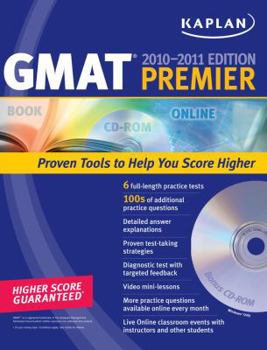 Paperback Kaplan GMAT 2010-2011 Premier with CD-ROM Book