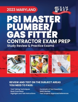 2023 Maryland PSI Master Plumber Gasfitter: 2023 Study Review & Practice Exams