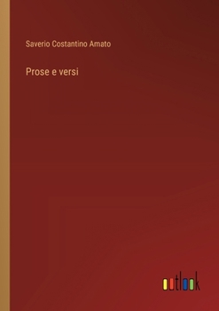 Paperback Prose e versi [Italian] Book