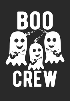 Boo Crew: Blank Lined Journal Notebook For Halloween /Boo Halloween Journal/October Month Scary Journal Notebook