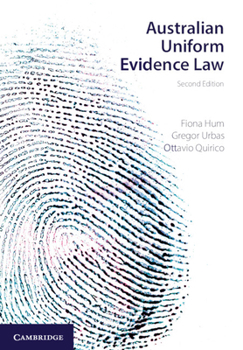 Paperback Australian Uniform Evidence Law Book