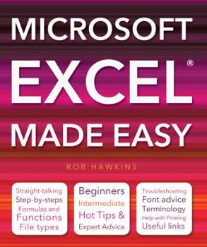 Paperback Microsoft Excel Made Easy Book