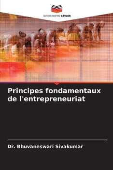 Paperback Principes fondamentaux de l'entrepreneuriat [French] Book
