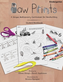 Paperback Paw Prints Student Workbook Kindergarten Book