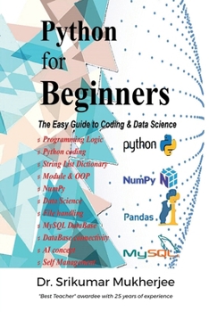Paperback Python for Beginners: The Easy Guide to Coding & Data Science Book