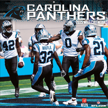 Calendar Carolina Panthers 2025 12x12 Team Wall Calendar Book