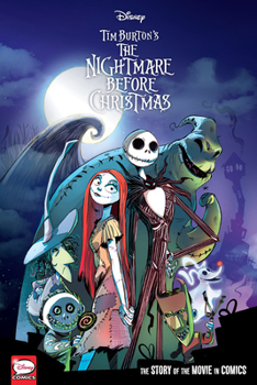 Hardcover Disney the Nightmare Before Christmas: The Story of the Movie in Comics Book