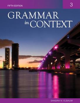Paperback Grammar in Context 3 Book