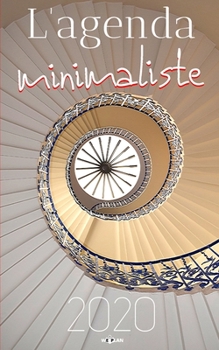 L'agenda minimaliste 2020: planificateur mensuel à cases avec 2 pages libres et lignées pour chaque mois | vue fluide en double page avec blocs et ... encombrement réduit 13x20 cm (French Edition)