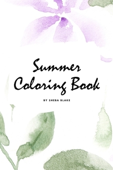 Paperback Summer Coloring Book for Young Adults and Teens (6x9 Coloring Book / Activity Book) Book