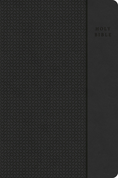 Imitation Leather CSB Large Print Compact Reference Bible, Value Edition, Easy-To-Read Optimal Type, Charcoal Leathertouch Book