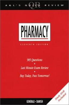 Paperback Appleton and Lange's Quick Review: Pharmacy Book