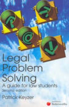 Paperback Legal Problem Solving; a Guide for Law Students Book