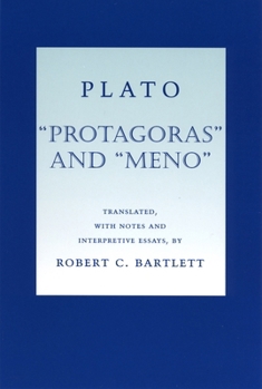 Paperback Plato "Protagoras" and "Meno" Book