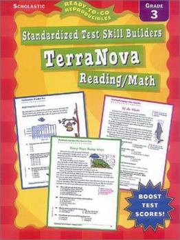 Paperback TerraNova Reading/Math: Standardized Test Skill Builders Grade 3 Book