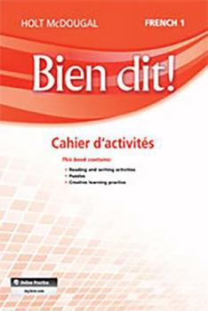 Paperback Cahier d'Activités Student Edition Levels 1a/1b/1 [French] Book