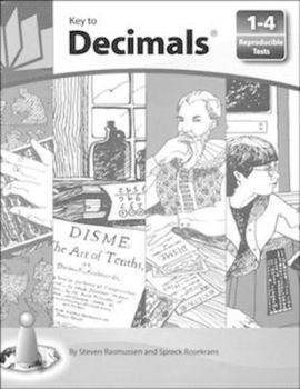 Spiral-bound Key to Decimals, Books 1-4, Reproducible Tests Book