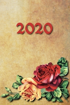 2020: Fleurs Roses  -  Agenda - Planificateur Hebdomadaire et Mensuel -   Agenda semainier  2020 -   Calendrier des semaines 2020  - 20 pages Adresses - 12 pages relevé de temps (French Edition)