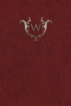 Paperback Monogram "w" Grid Notebook Book