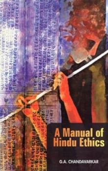 Paperback A Manual of Hindu Ethics Book