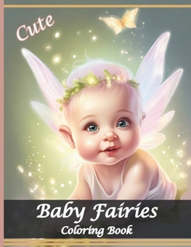 Cute Baby Fairies Coloring Book: Enchanting Illustrations of Grayscale Baby Fairy Coloring Pages for Teens & Adults Relaxation
