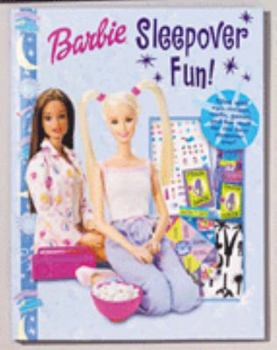 Hardcover Barbie Sleepover Fun! [With Stickers and Paper Cards and Two-Sided Paper Fortune Teller] Book