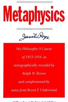 Paperback Metaphysics Book