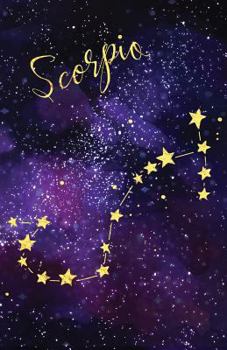 Paperback Journal Notebook Zodiac Sign Scorpio Constellation: 162 Lined and Numbered Pages With Index Blank Journal For Journaling, Writing, Planning and Doodli Book