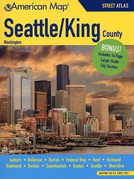 Spiral-bound Seattle/King County Wa Atlas Book