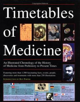 Hardcover Timetables of Medicine: An Illustrated Chronological Chart of the History of Medicine from Prehistory to Present Times Book