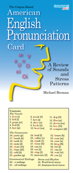 Map The American English Pronunciation Card: A Review of Sounds and Stress Patterns Book