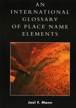 Hardcover Intl Glossary of Place Name E CB Book