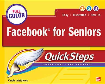 Paperback Facebook for Seniors Quicksteps Book