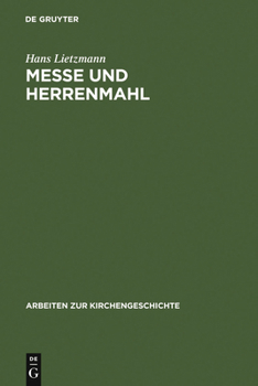 Hardcover Messe und Herrenmahl [German] Book