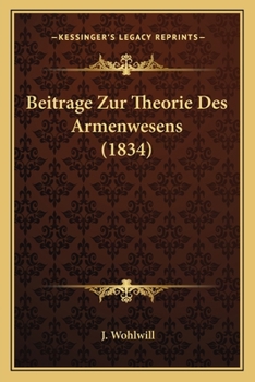 Paperback Beitrage Zur Theorie Des Armenwesens (1834) [German] Book