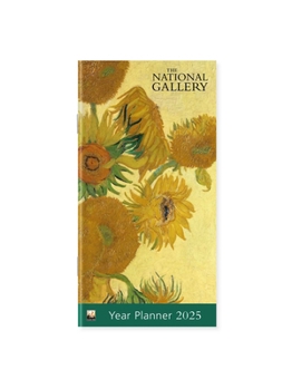 Paperback National Gallery: Van Gogh, Sunflowers 2025 Year Planner - Month to View Book
