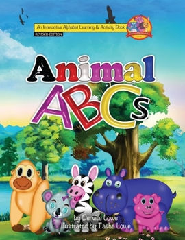 Paperback Just Genios Animal ABCs: An Interactive Learning and Activity Book