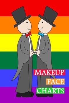 Paperback Makeup Face Charts: Blank Workbook Face Make-up Artist Chart Portfolio Notebook Journal For Professional or Amateur Practice - Love Cover Book