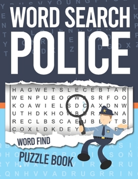 Paperback Police Word Search: Word Find Puzzle Book