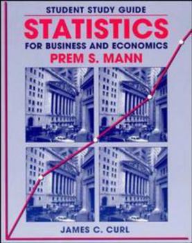 Paperback Statistics for Business and Economics, Student Study Guide Book