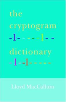 Paperback The Cryptogram Dictionary Book